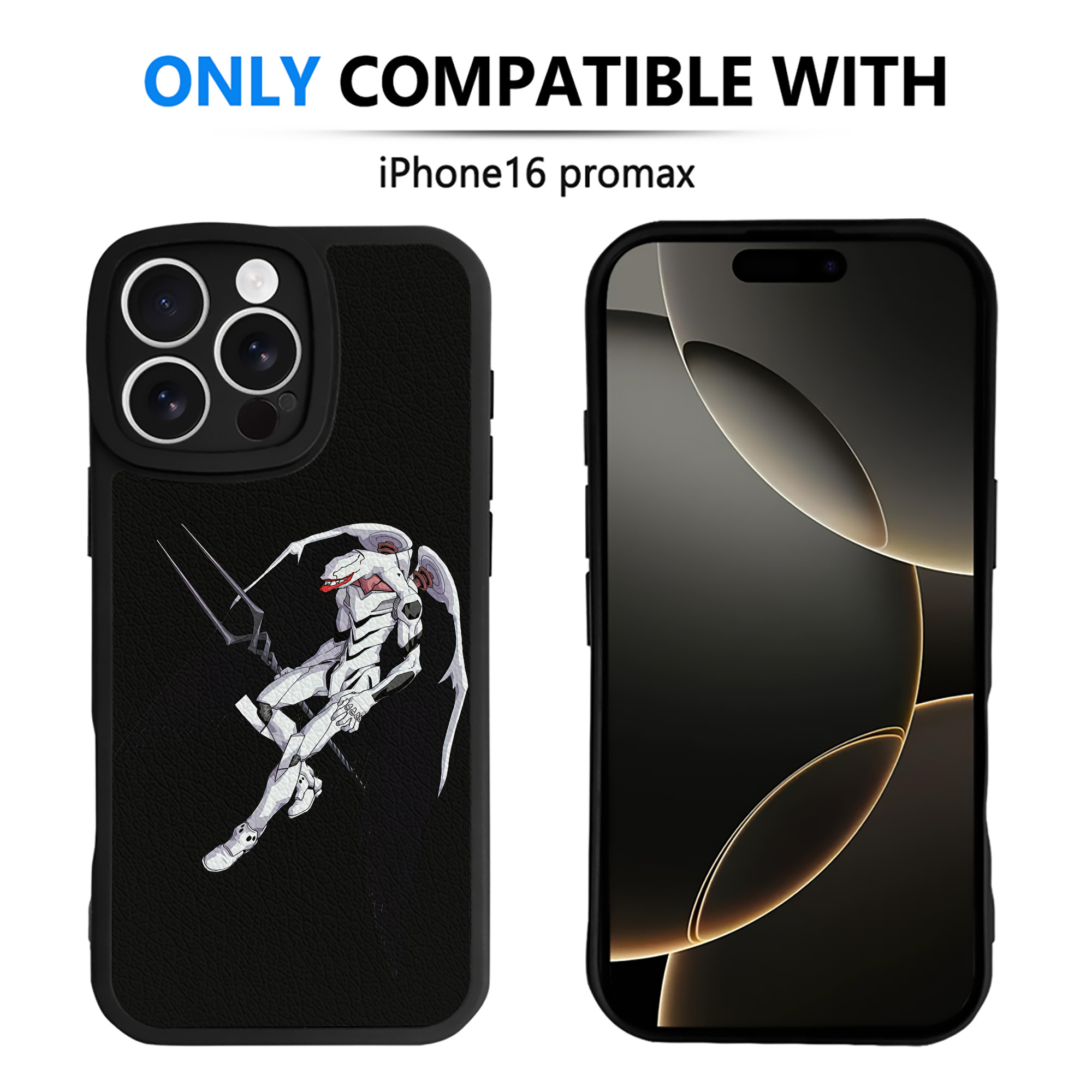 （画像用） EVA 新世紀エヴァンゲリオン 【iPhone 16シリーズ対応】シリコンスマホケース（レザー調） 材質：シリコン